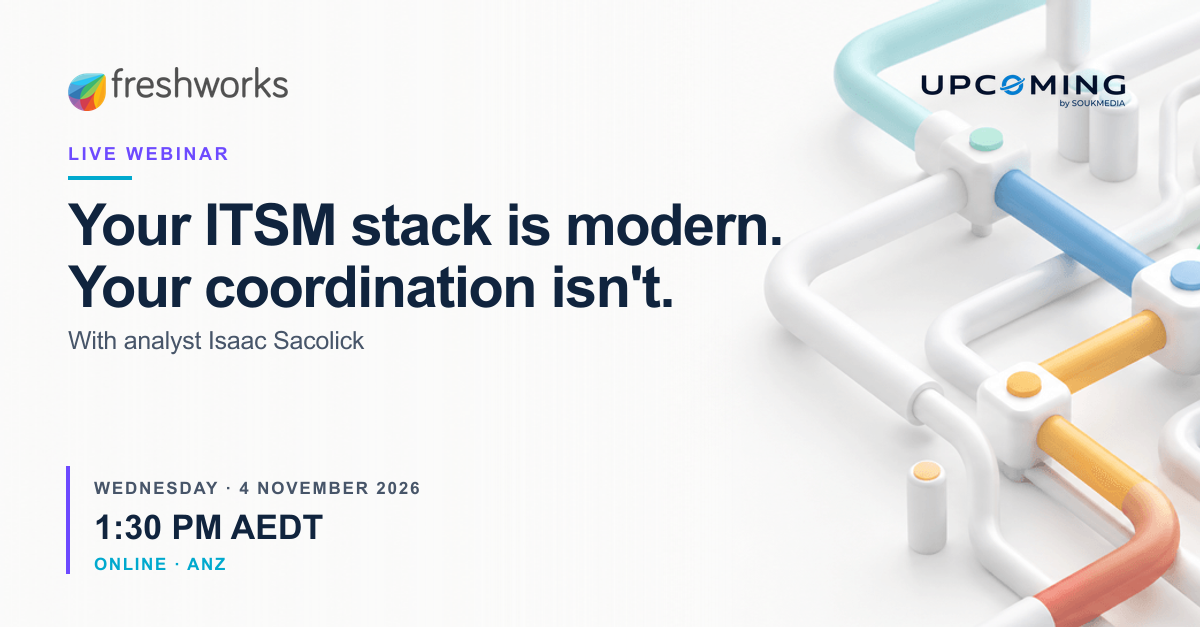Your ITSM stack is modern. Your coordination isn't. event banner