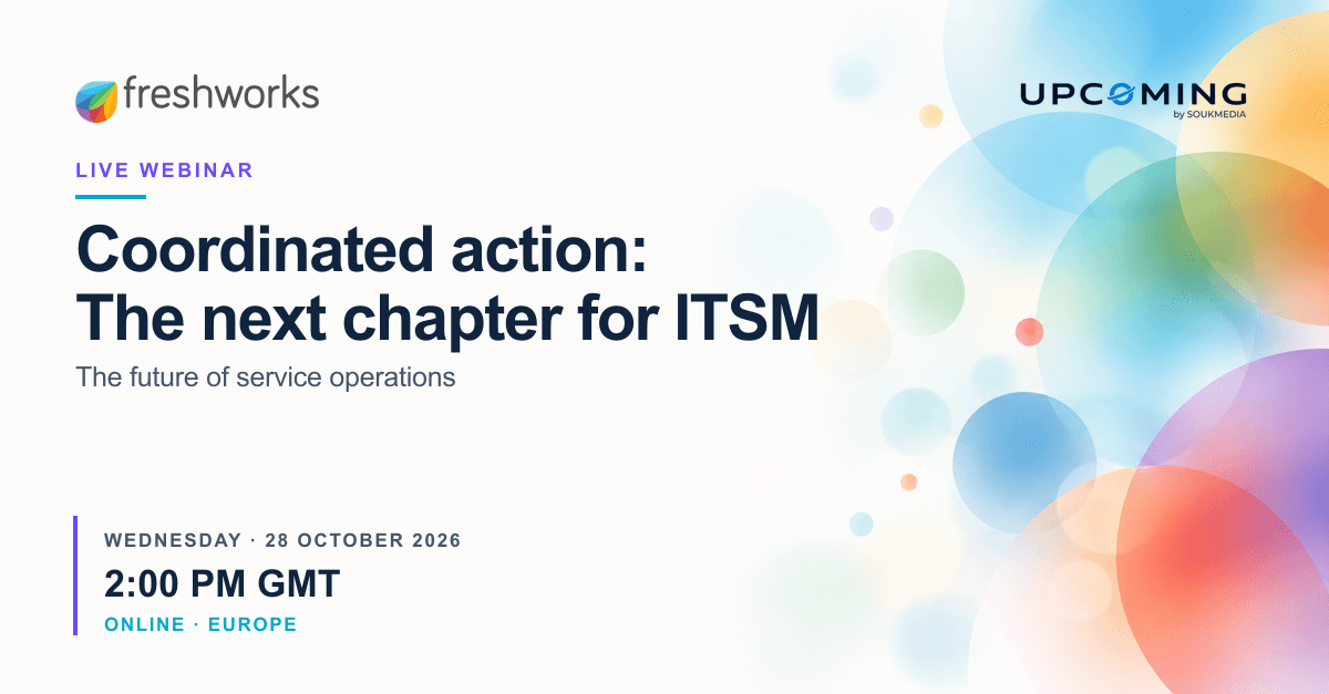 Your ITSM stack is modern. Your coordination isn't. event banner