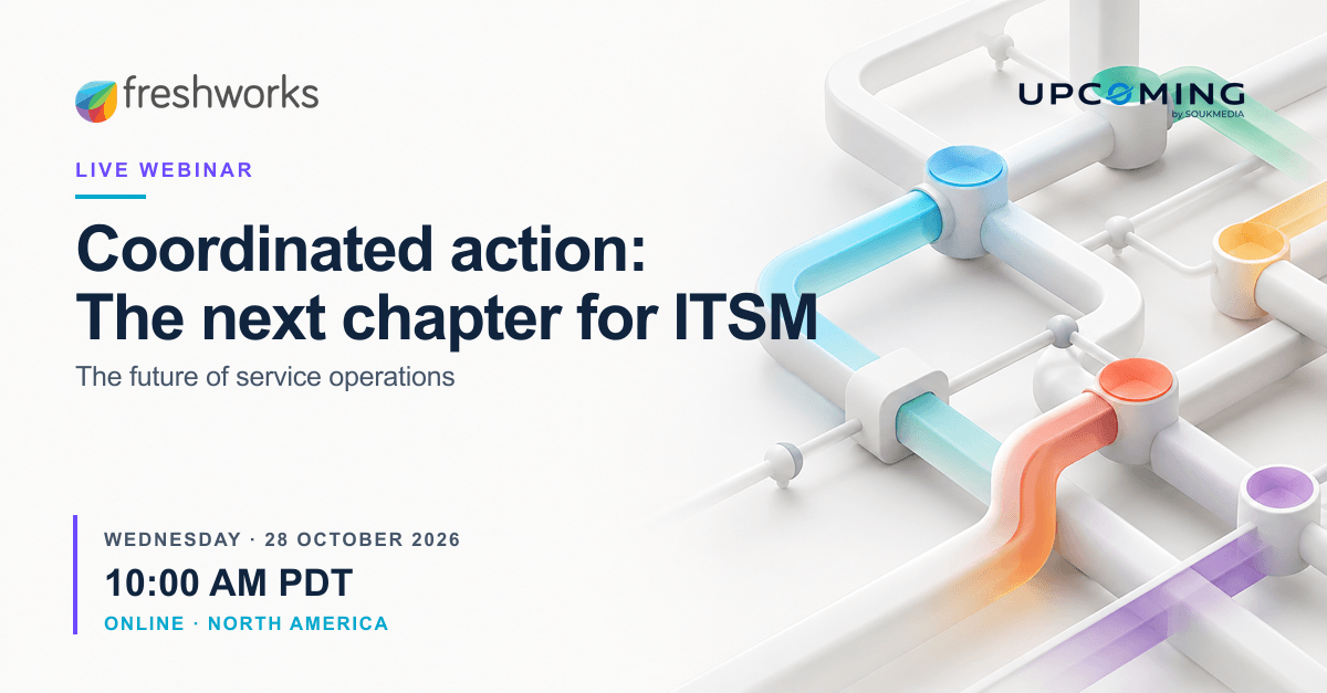 Your ITSM stack is modern. Your coordination isn't. event banner