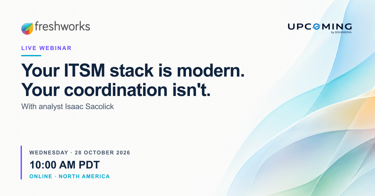 Your ITSM stack is modern. Your coordination isn't. by Freshworks