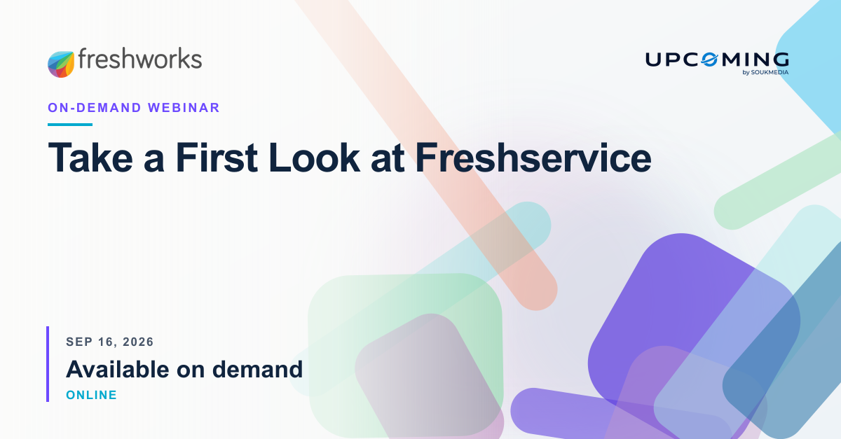 Your service desk is buried in tickets. More people won't fix it. — Freshworks event banner