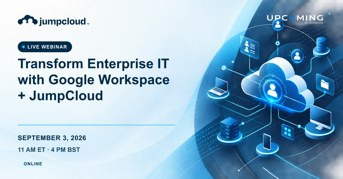 Transform Enterprise IT with Google Workspace + JumpCloud event banner