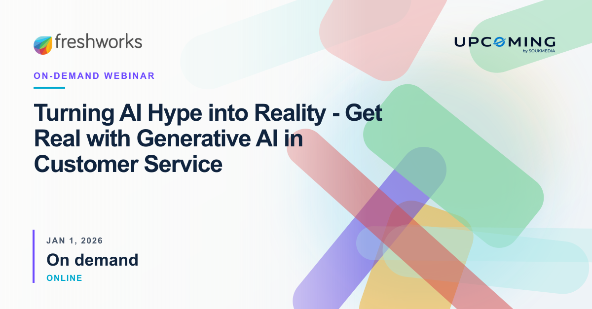Turning AI Hype into Reality - Get Real with Generative AI in Customer Service — Freshworks event banner