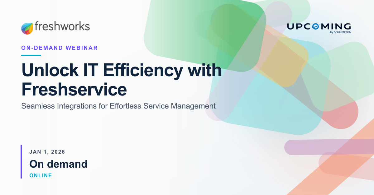 Unlock IT Efficiency with Freshservice: Seamless Integrations for Effortless Service Management — Freshworks event banner